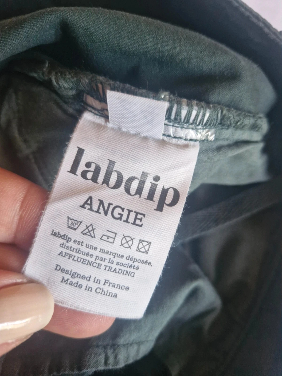 Labdip Angie khaki women's jeans size 24 / 34 straight cut – photo 5